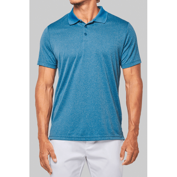 ProAct | Adult short-sleeved heather polo shirt